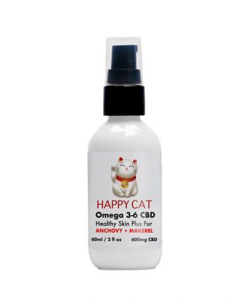 Omega 3-6 and CBD Oil for Cats with Anchovy and Makerel